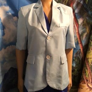 New Whatlee Blazer lt blue size xl 2 pockets lined